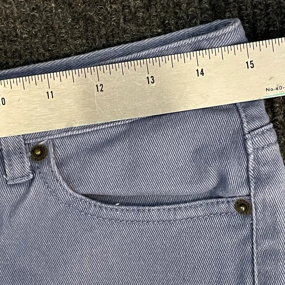 Michael Kors Women’s Blue Gray Cropped Stretch Jeans 5-Pocket size 4